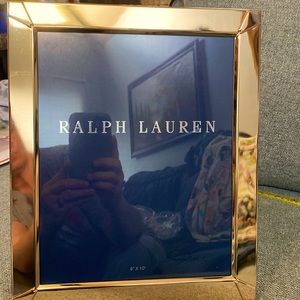 NIB, Ralph Lauren 8X10 Picture Frame, Color: Gold, MSRP $195